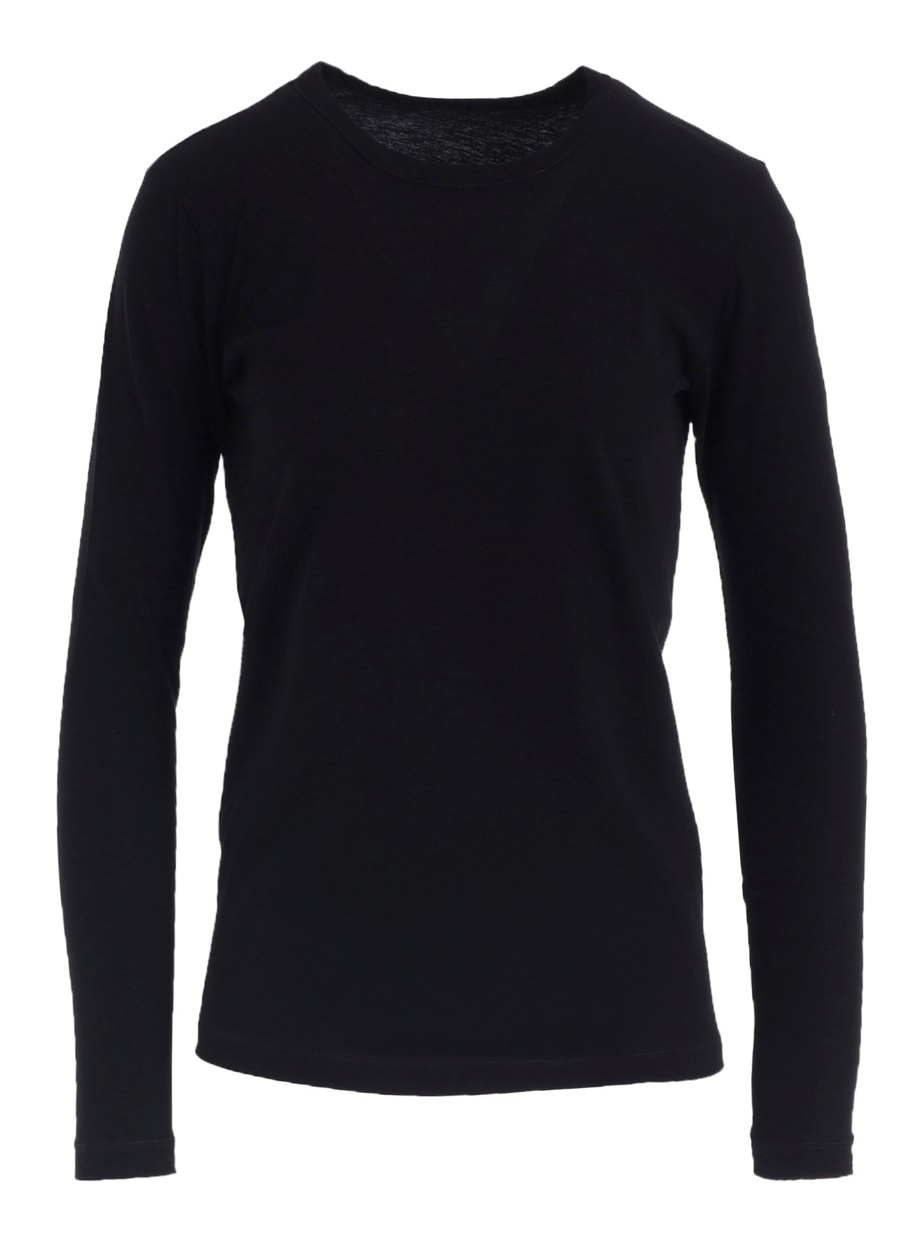 HARD-TWISTED JERSEY ROUND NECK LONG SLEEVE T