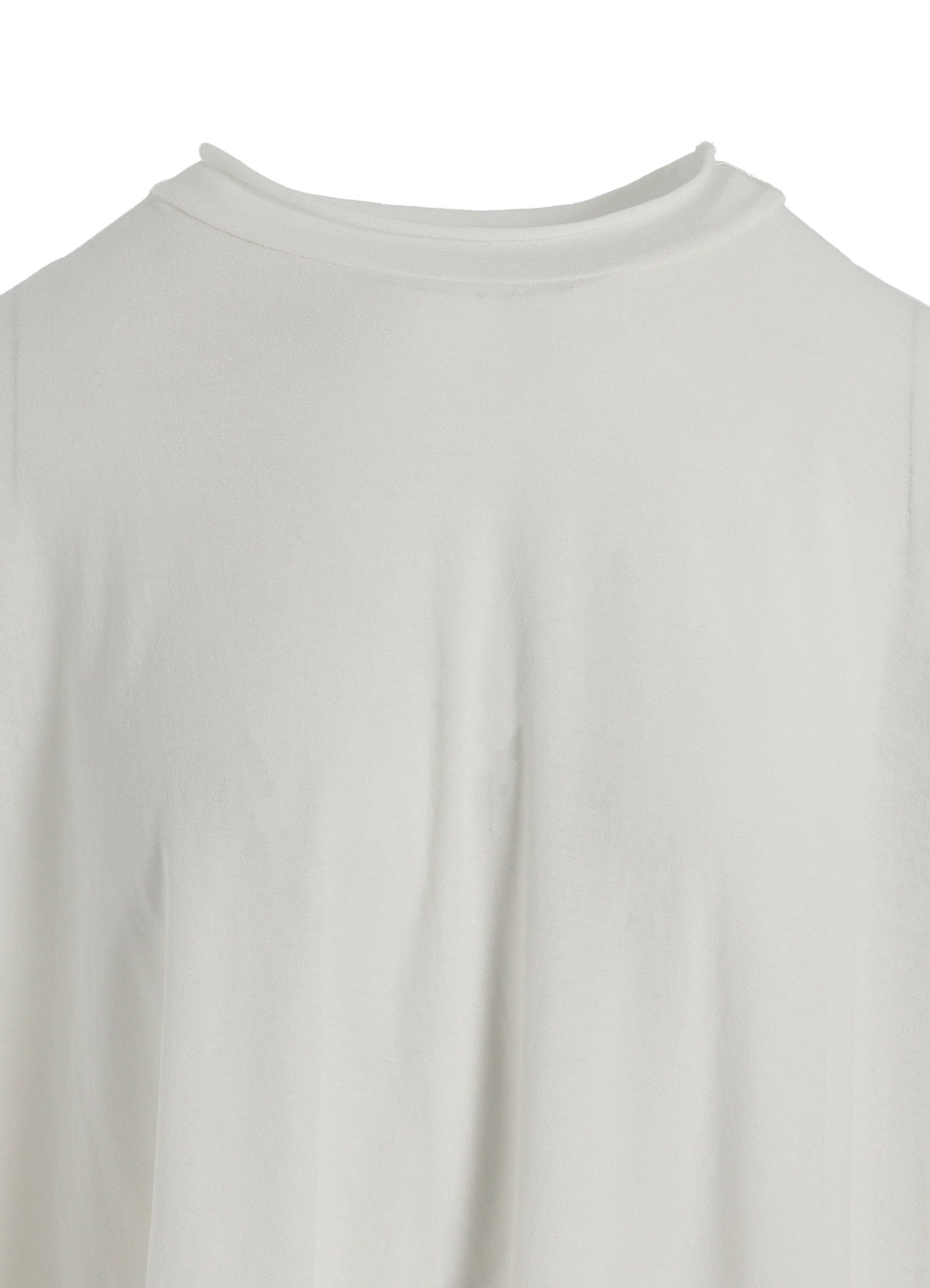 HARD-TWISTED JERSEY ASYMMETRIC DOLMAN T
