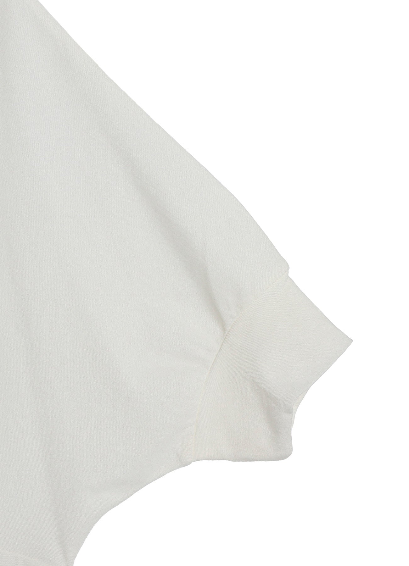 HARD-TWISTED JERSEY ASYMMETRIC DOLMAN T