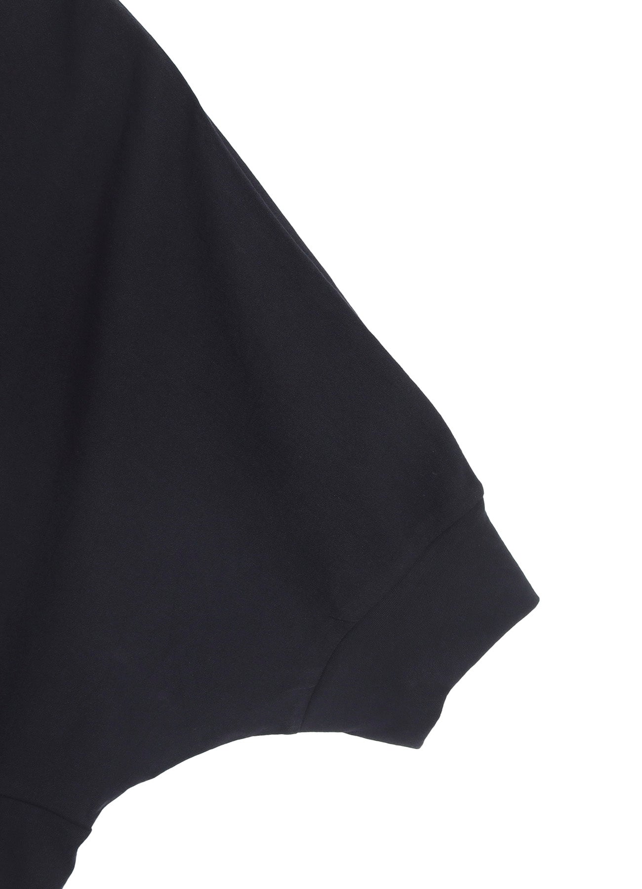 HARD-TWISTED JERSEY ASYMMETRIC DOLMAN T