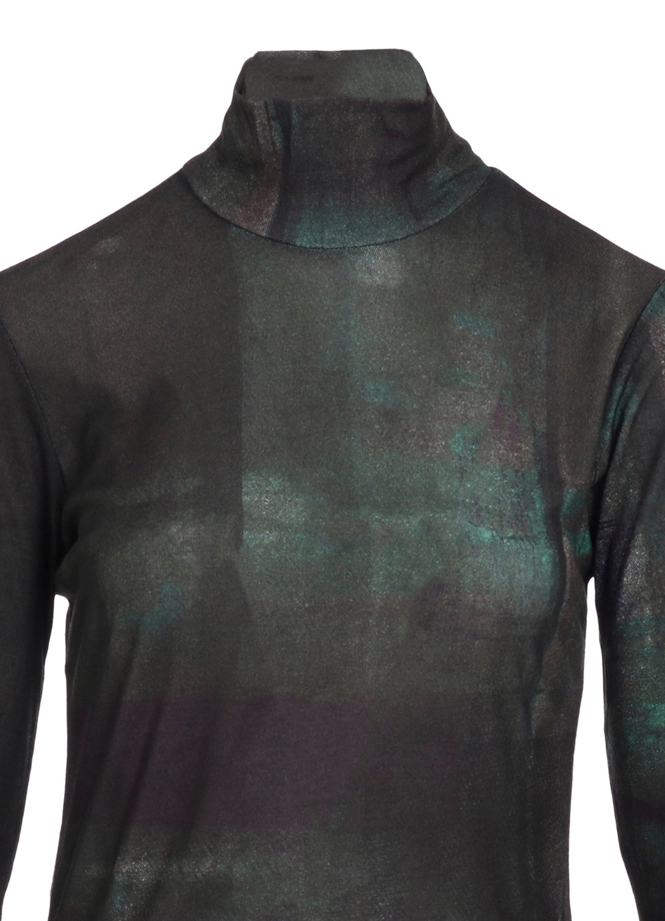 LYOCELL SMOOTH HIGH NECK SLEEVE T