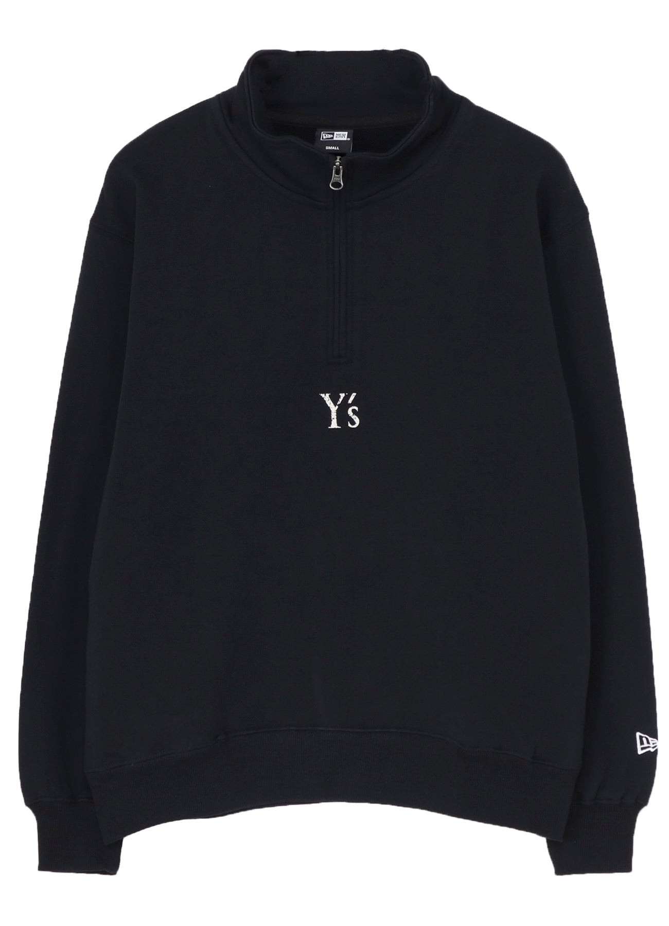 Y's × New Era OVERSIZED SWEAT HALF-ZIP