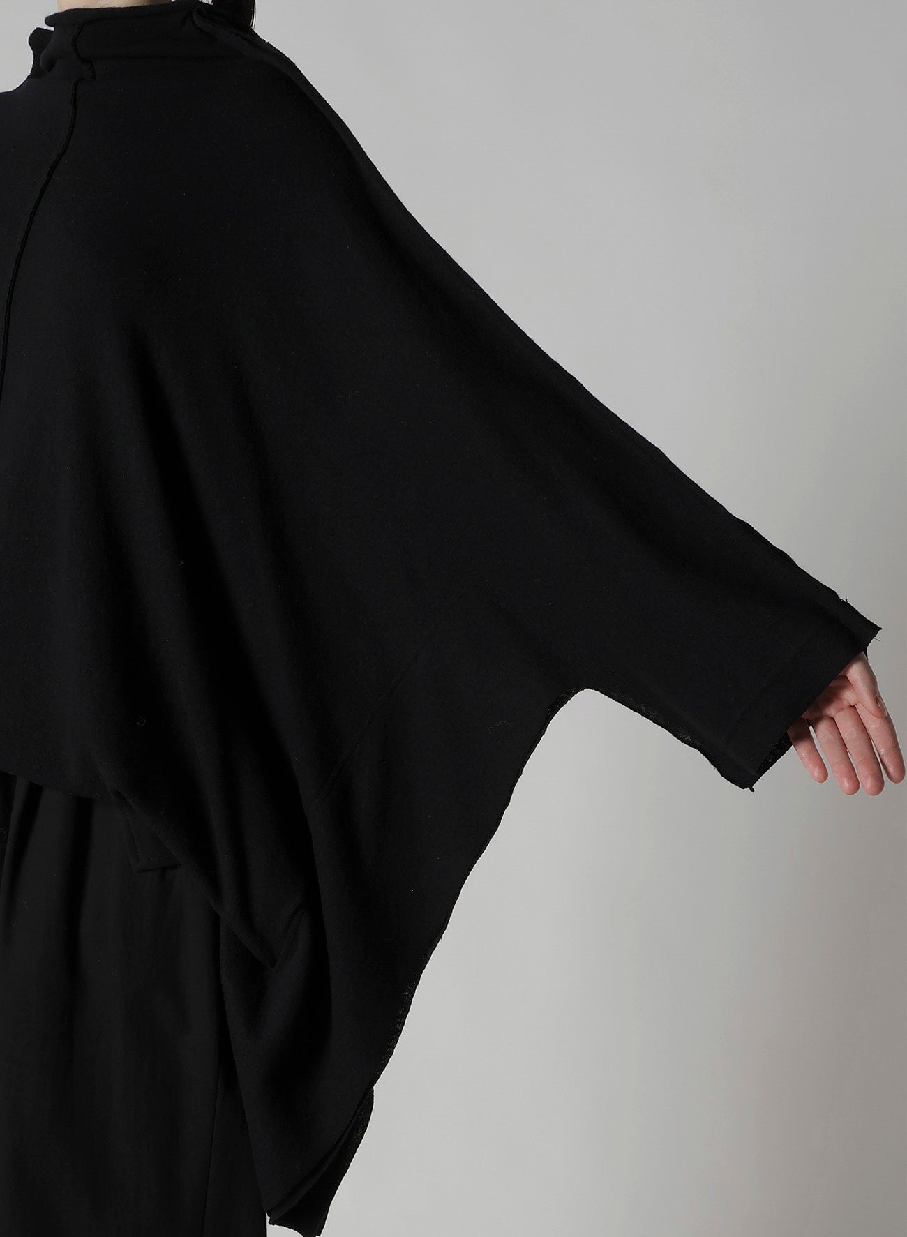 W/NY JERSEY DOLMAN SLEEVE HIGH NECK PULLOVER