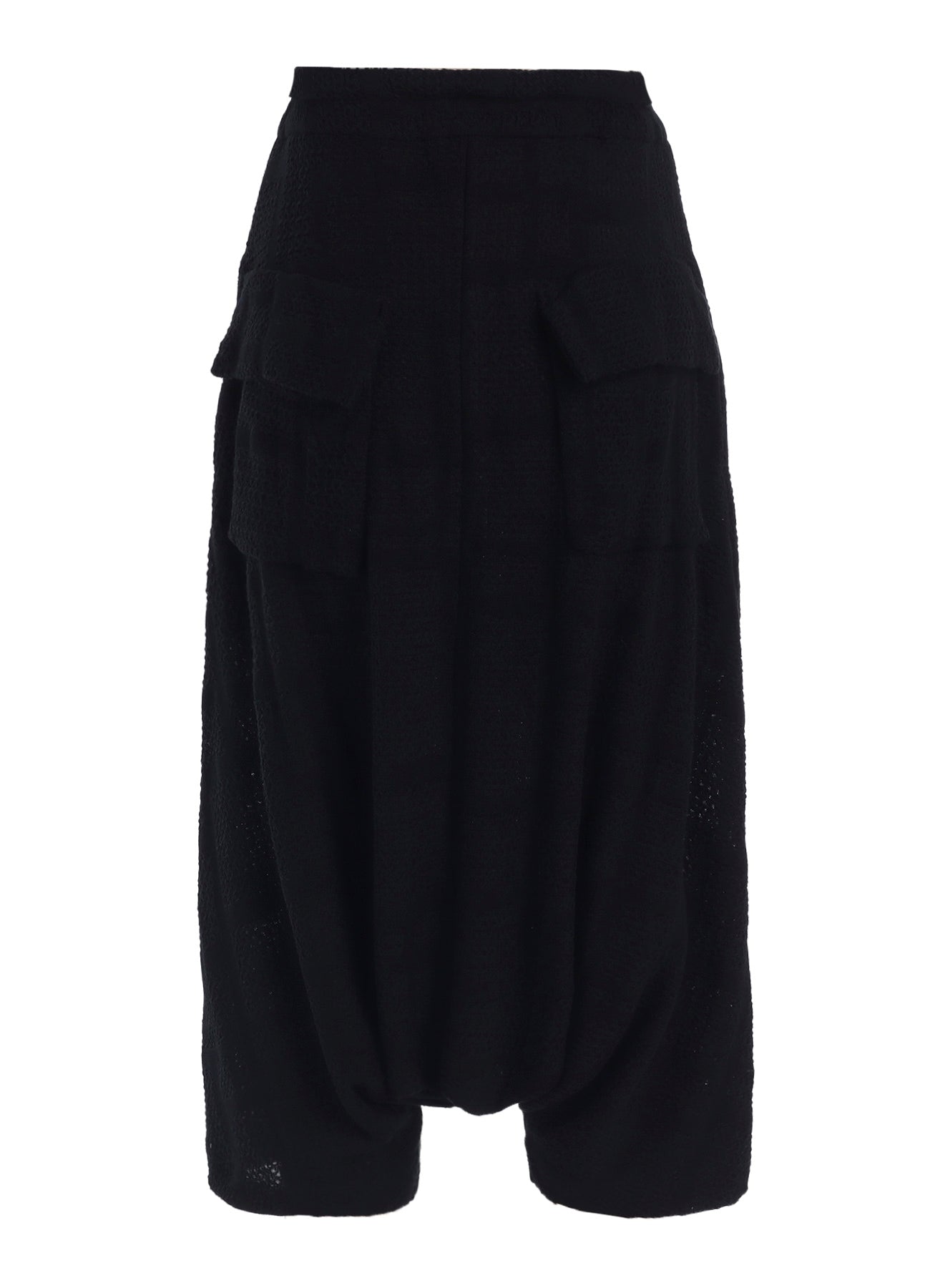 GEOMETRIC SHEER JQ POCKET SAROUEL PANTS