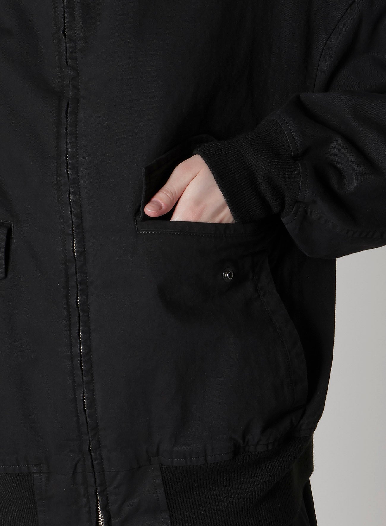 PIGMENT-DYED TWILL BLOUSON