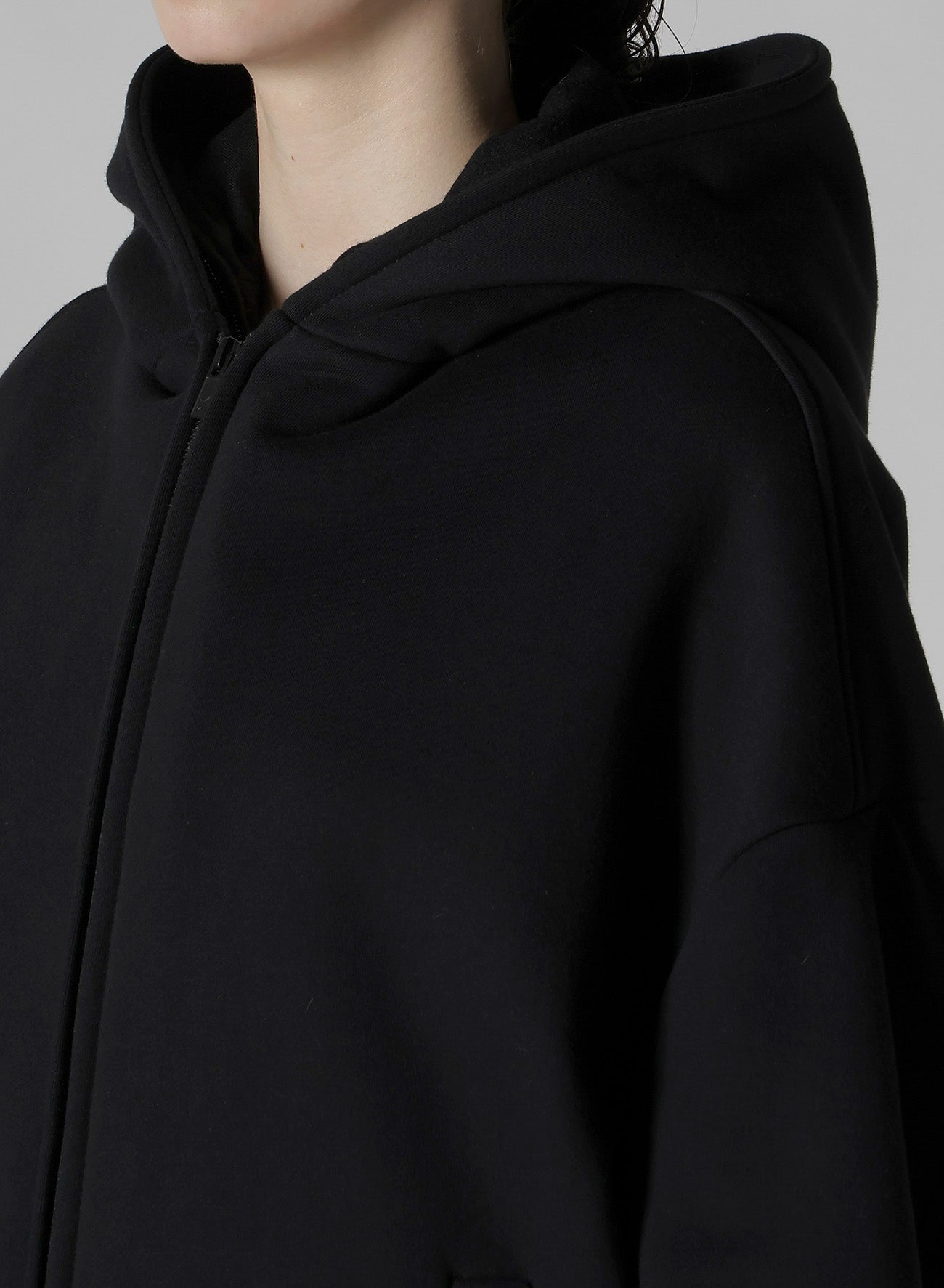 HEAVY FLEECE COLLARED BLOUSON