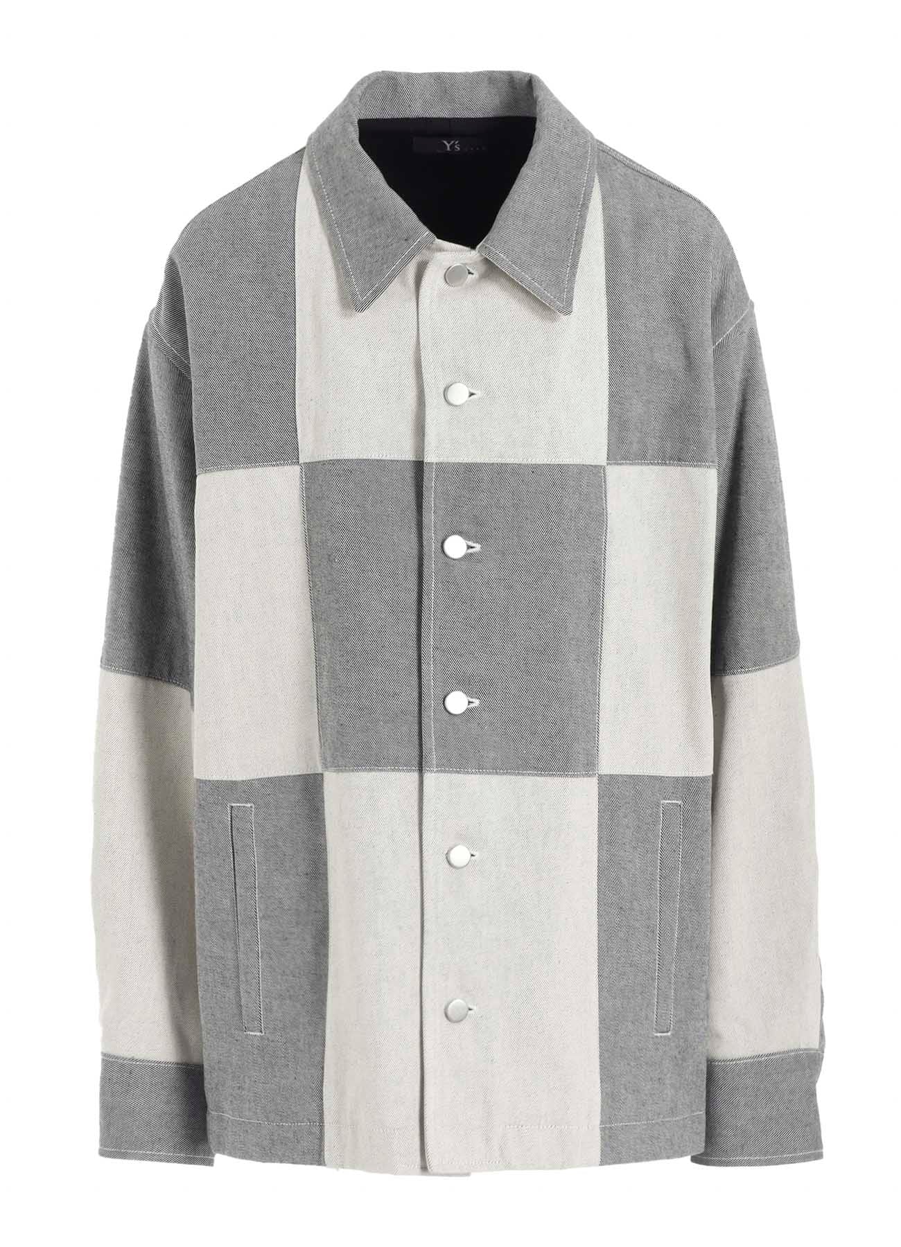 UNEVEN YARN DENIM SHIRT BLOUSON