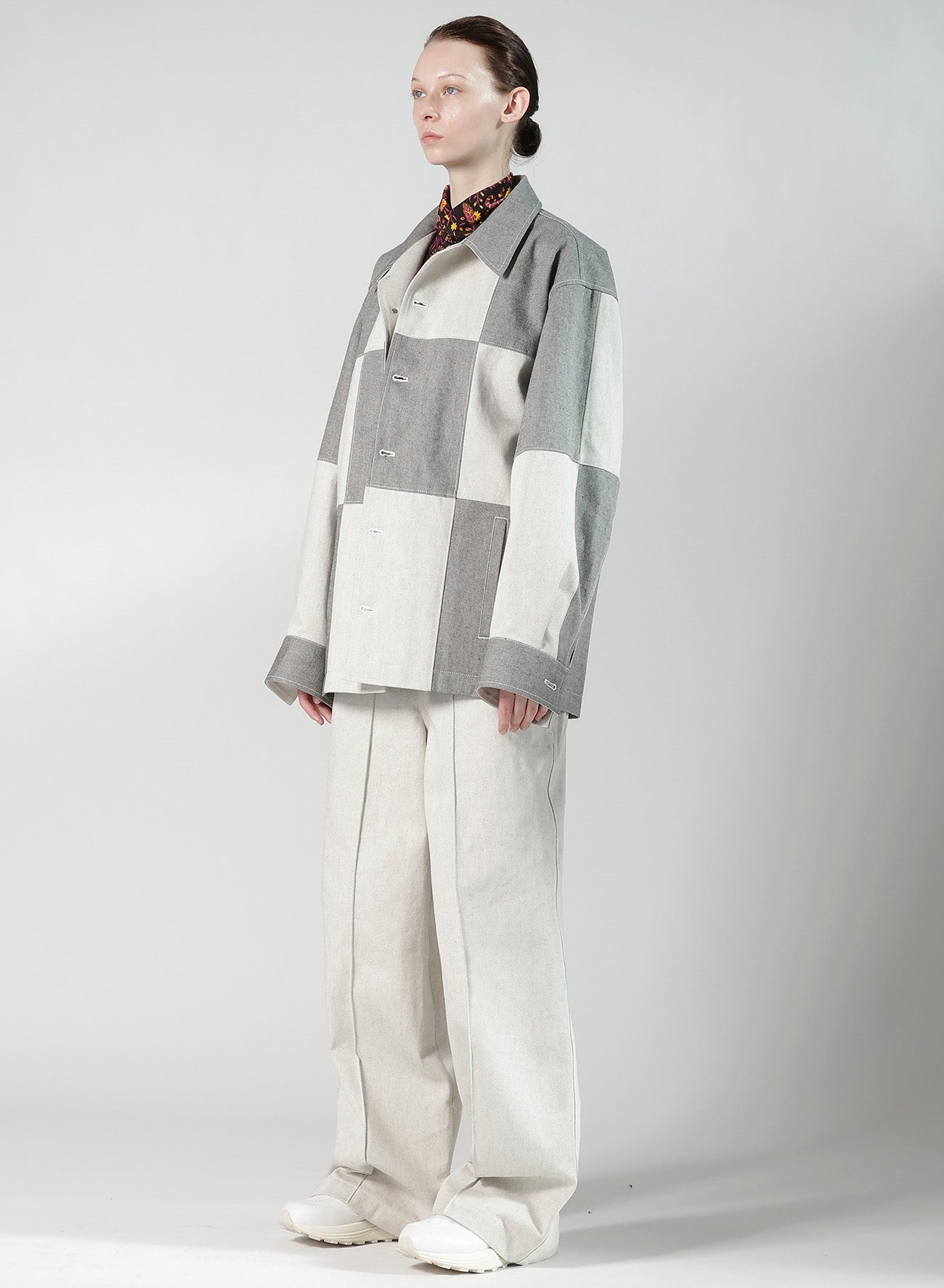 UNEVEN YARN DENIM SHIRT BLOUSON