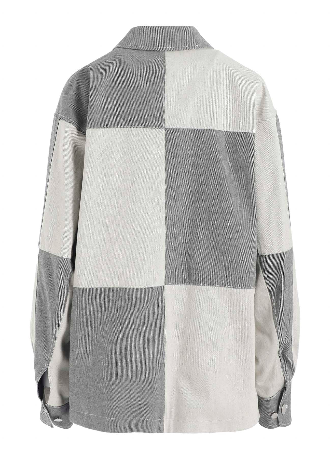 UNEVEN YARN DENIM SHIRT BLOUSON