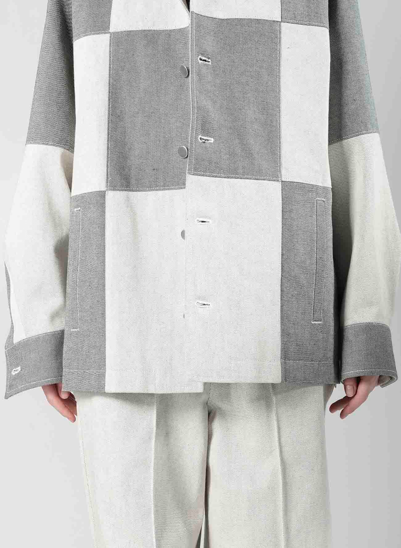 UNEVEN YARN DENIM SHIRT BLOUSON