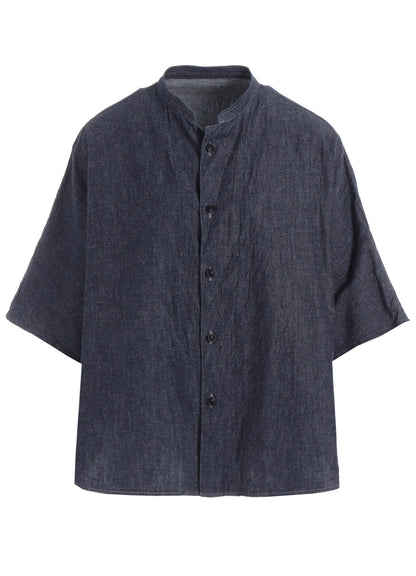 6OZ STAND COLLAR BLOUSE