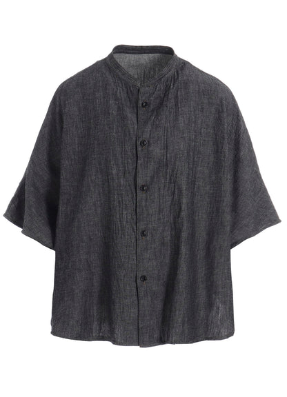 6OZ STAND COLLAR BLOUSE