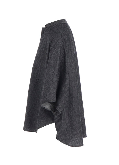 6OZ STAND COLLAR BLOUSE