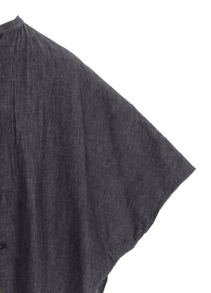 6OZ STAND COLLAR BLOUSE