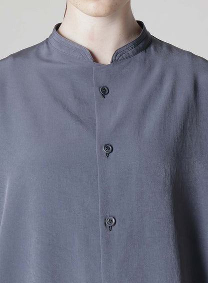 CREPE de CHINE STAND CAPE BLOUSE