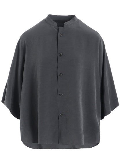 CREPE de CHINE STAND CAPE BLOUSE