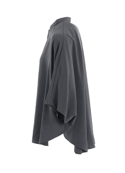 CREPE de CHINE STAND CAPE BLOUSE