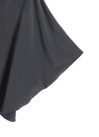CREPE de CHINE STAND CAPE BLOUSE