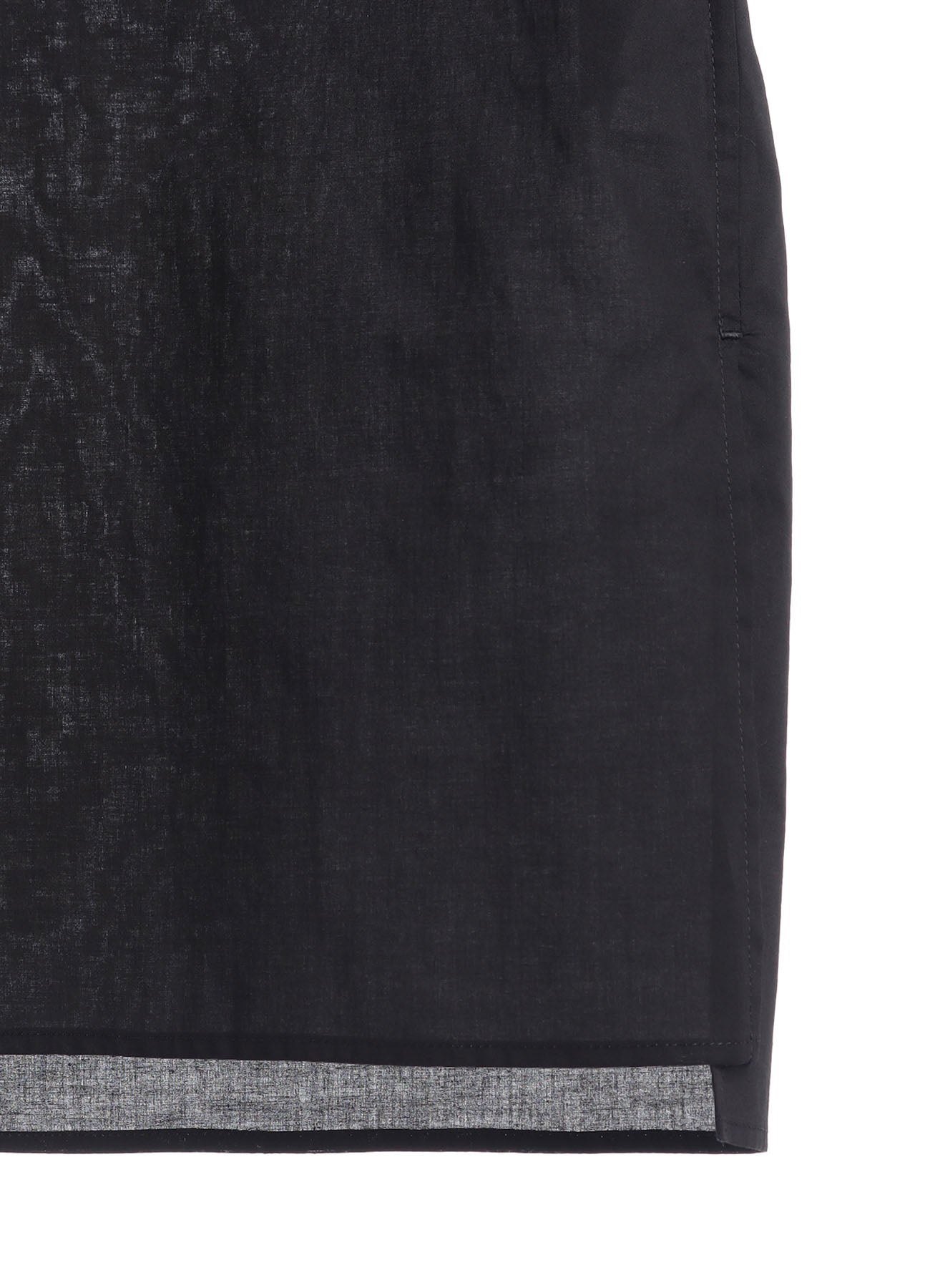 COTTON LAWN ROLLED-UP HALF SLEEVE BLOUSE