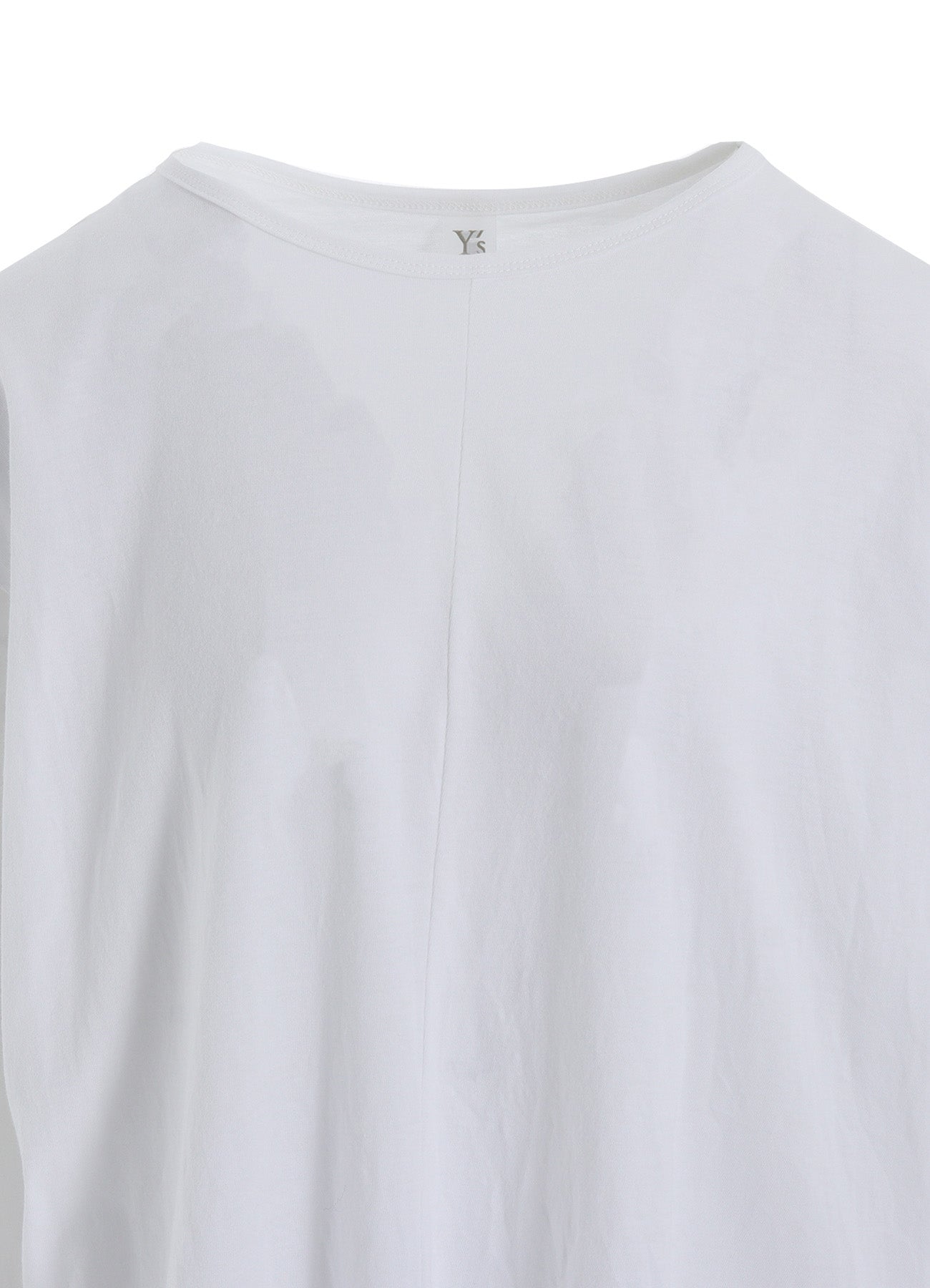 COTTON LAWN CUT&SEWN COMBINATION PULLOVER