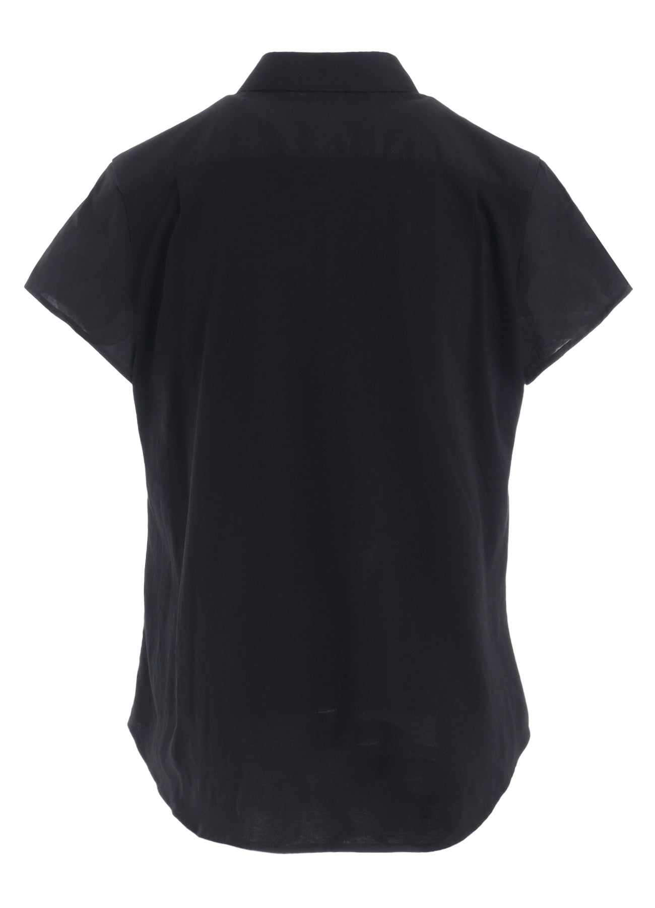 COTTON LAWN DOUBLE LAYERED FRONT HEM BLOUSE