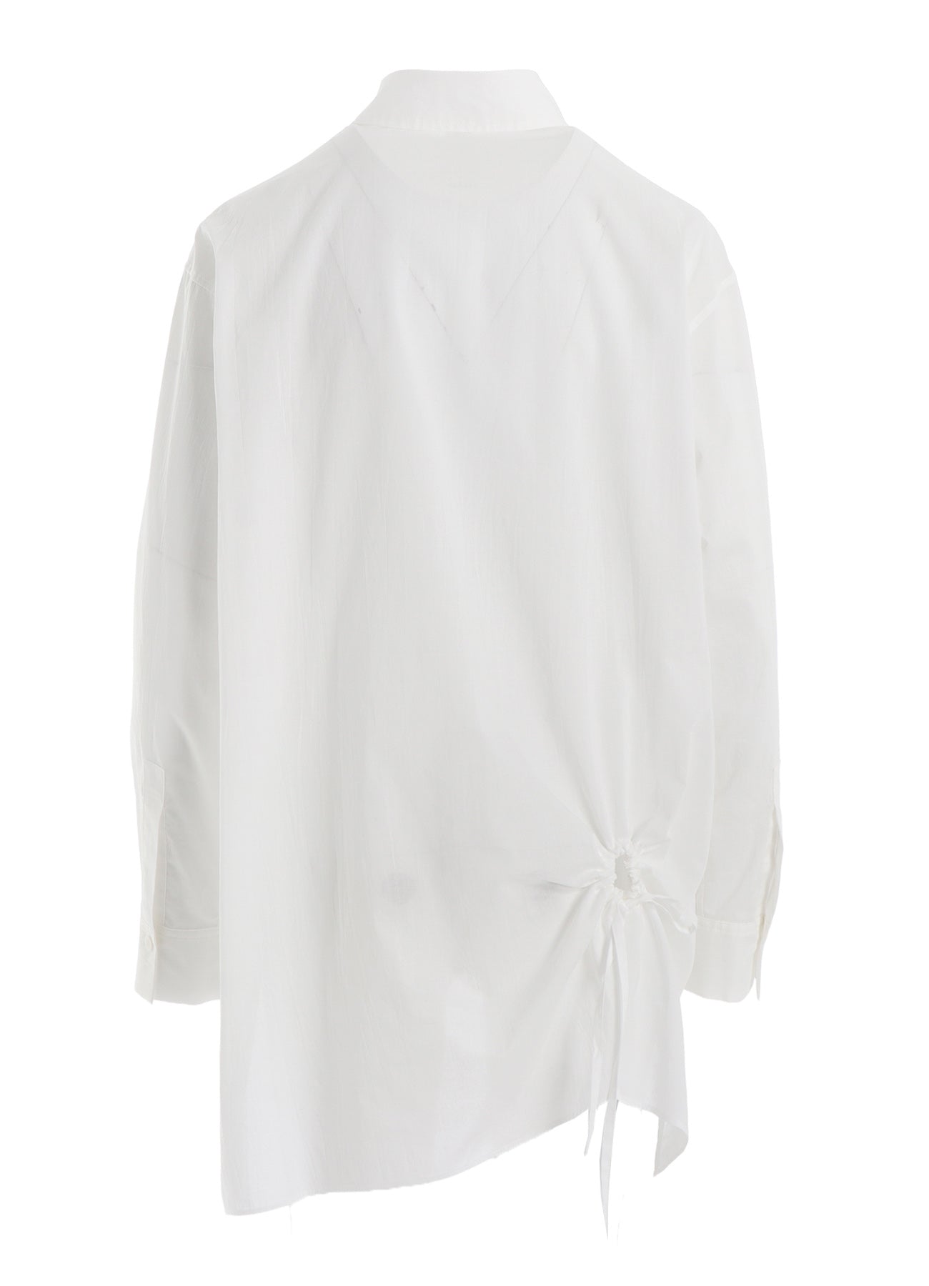 COTTON LAWN CIRCLE GATHERED BLOUSE