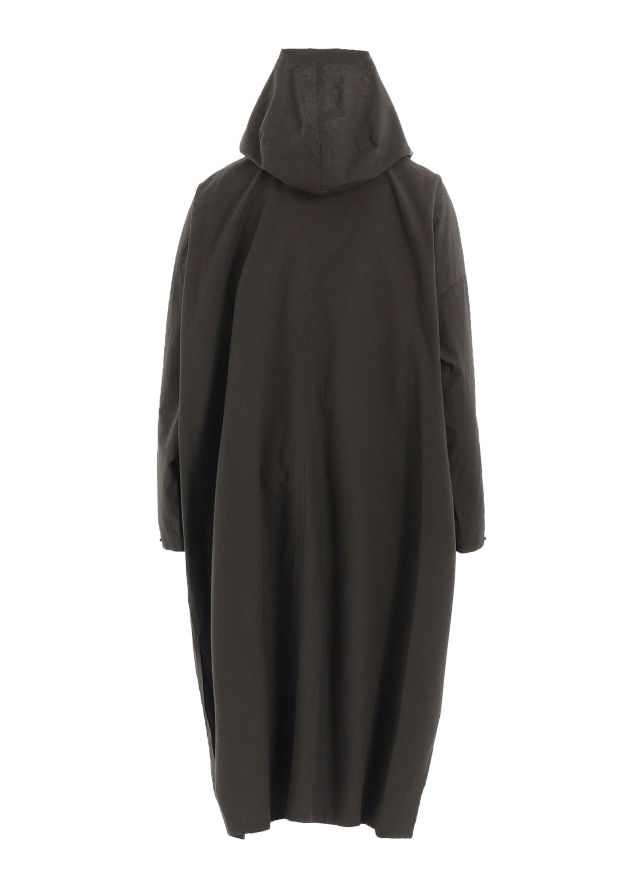 COTTON/LINEN BROADCLOTH HOODIE COAT D