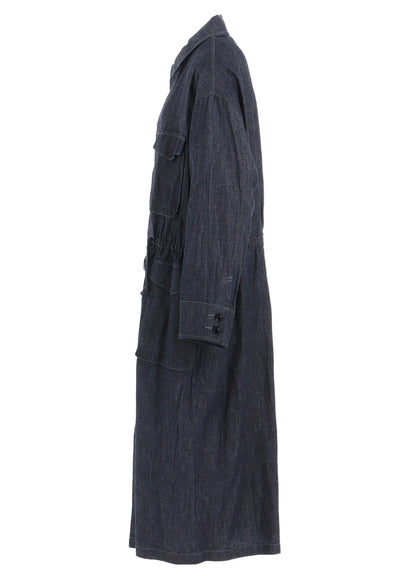 6OZ 4-POCKET LONG DRESS