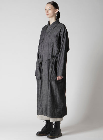 6OZ 4-POCKET LONG DRESS