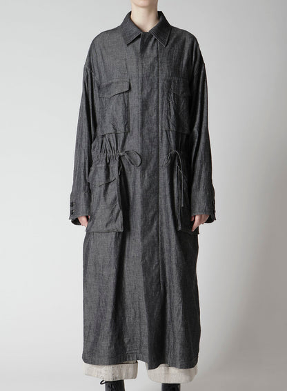 6OZ 4-POCKET LONG DRESS