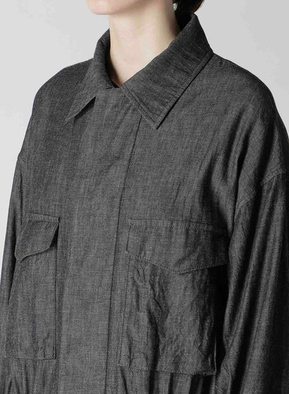 6OZ 4-POCKET LONG DRESS