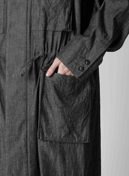 6OZ 4-POCKET LONG DRESS