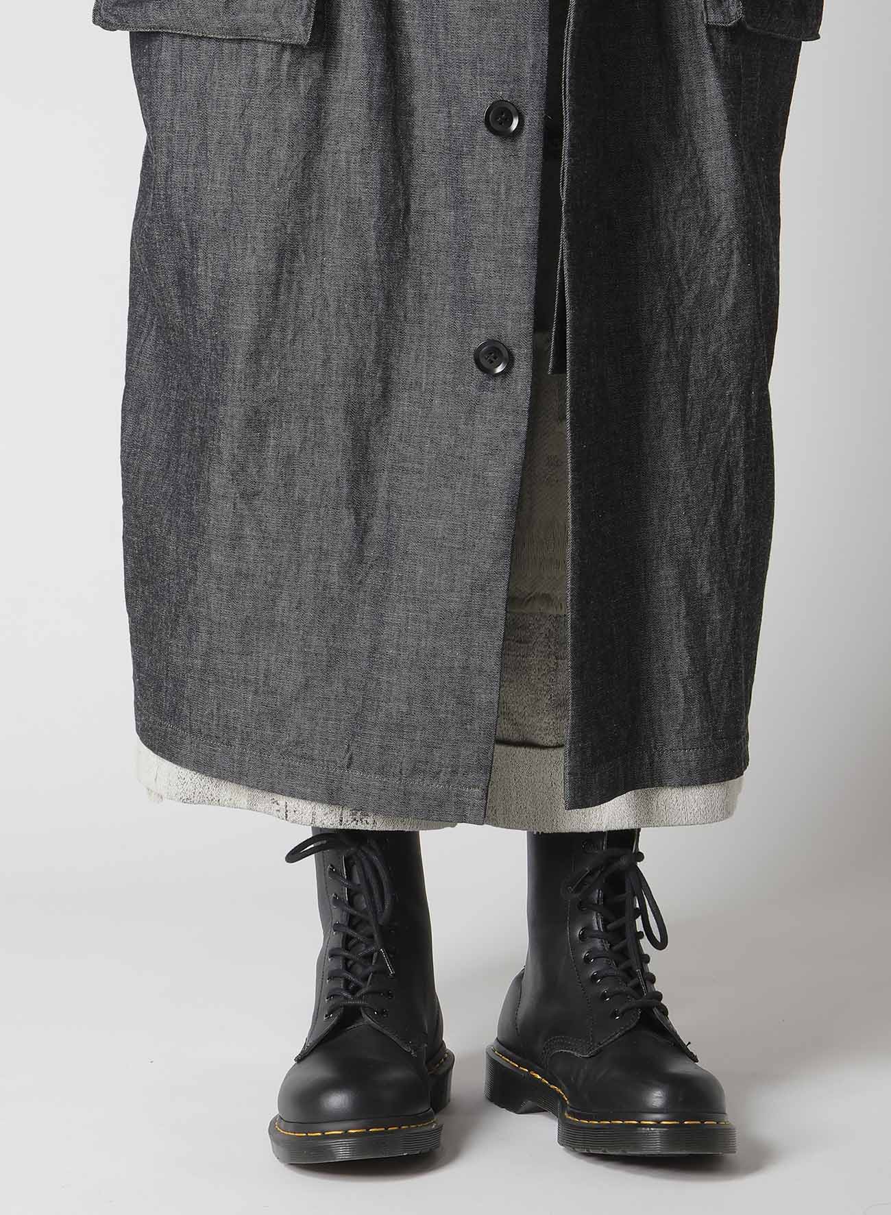 6OZ 4-POCKET LONG DRESS