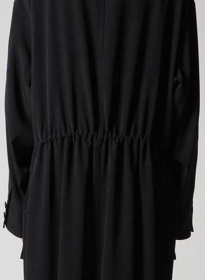 CREPE de CHINE 4-POCKET LONG DRESS