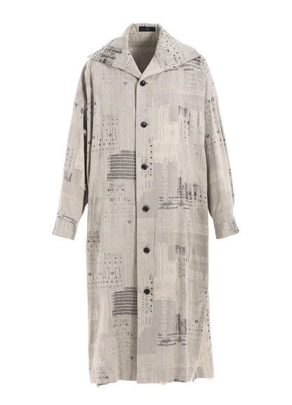 PATCHWORK JACQUARD DRESS