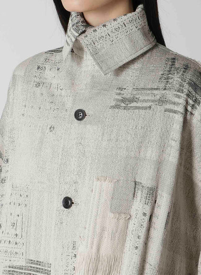 PATCHWORK JACQUARD DRESS