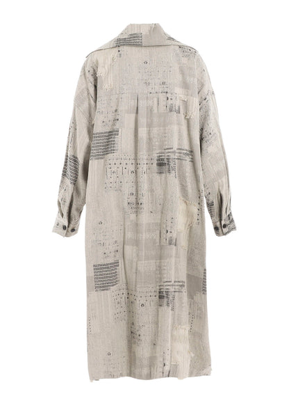 PATCHWORK JACQUARD DRESS