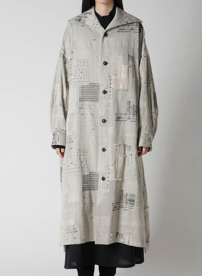 PATCHWORK JACQUARD DRESS