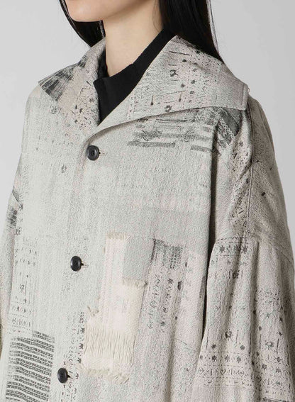 PATCHWORK JACQUARD DRESS