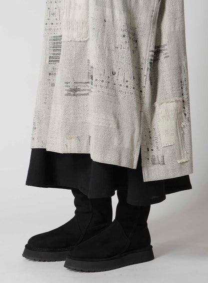 PATCHWORK JACQUARD DRESS