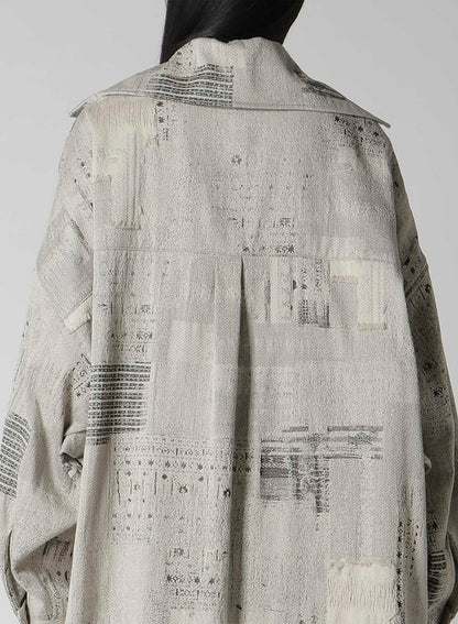 PATCHWORK JACQUARD DRESS