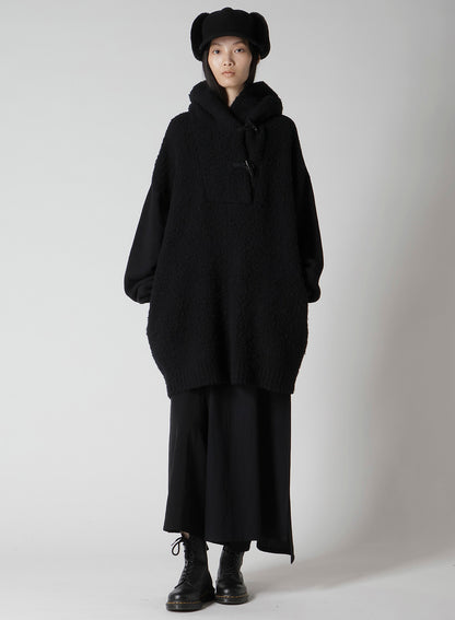 FLEECE CAP WITH FUR EARMUFF