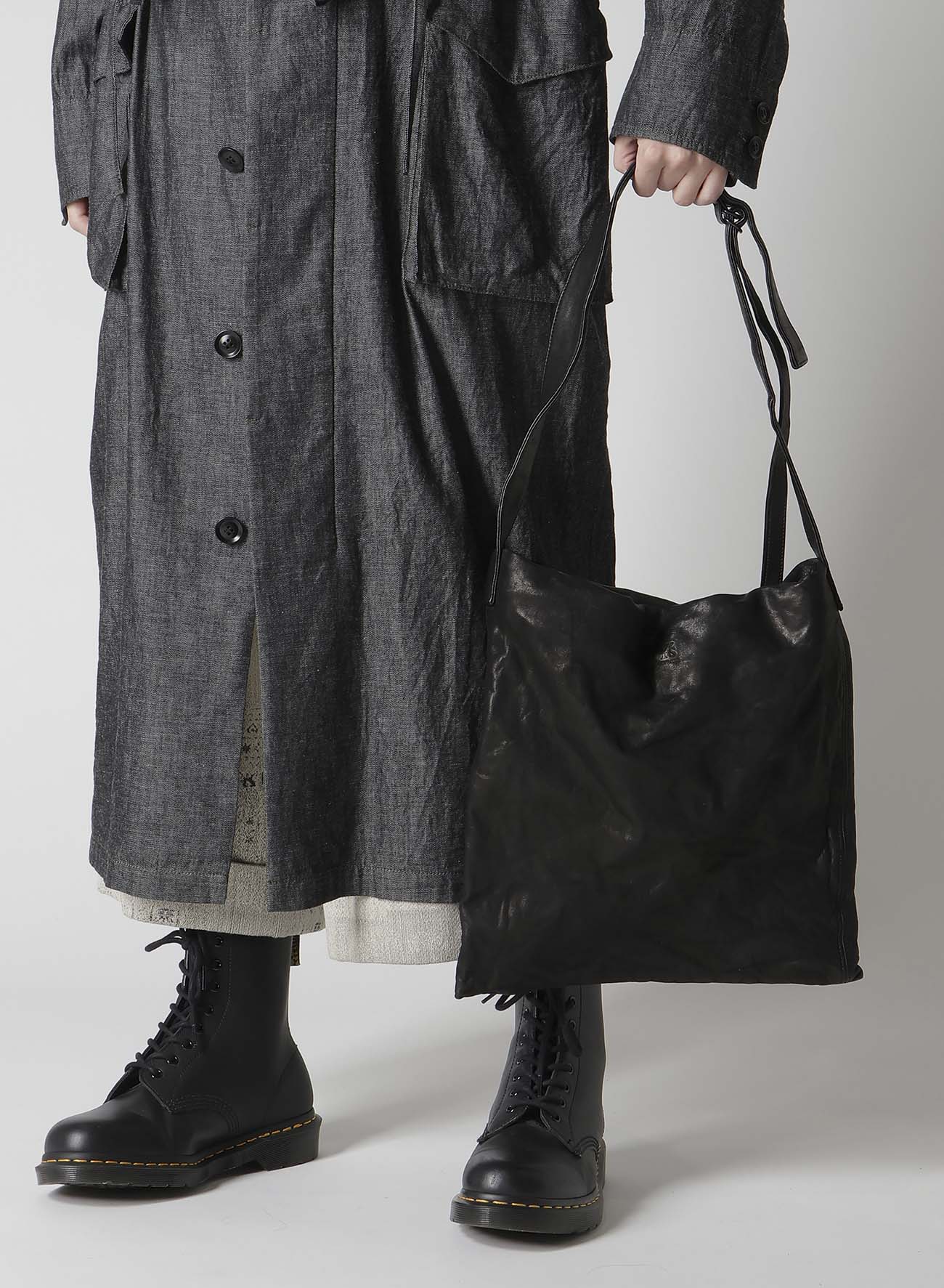 SOFT LEATHER SHOULDER BAG