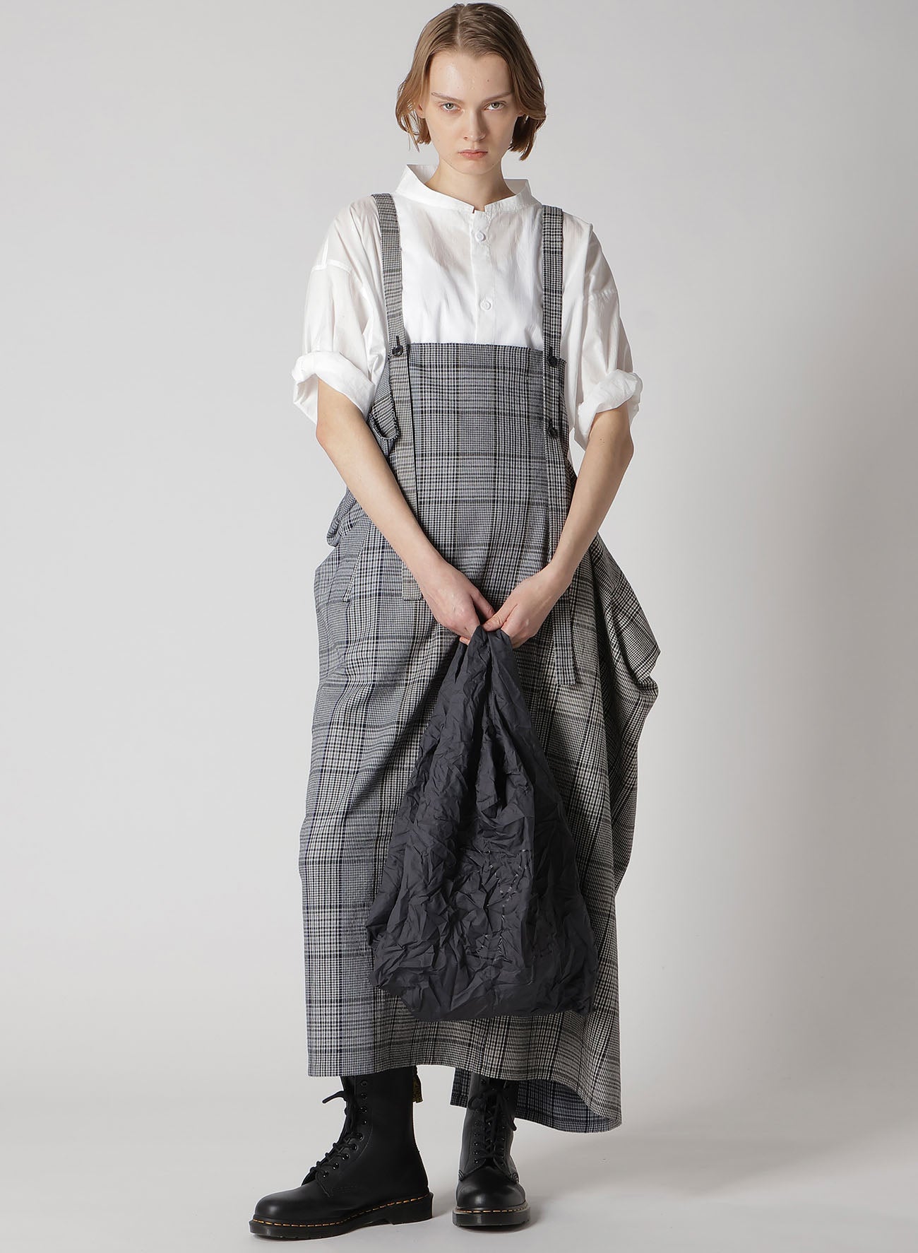VINTAGE-LIKE NYLON ECO BAG L