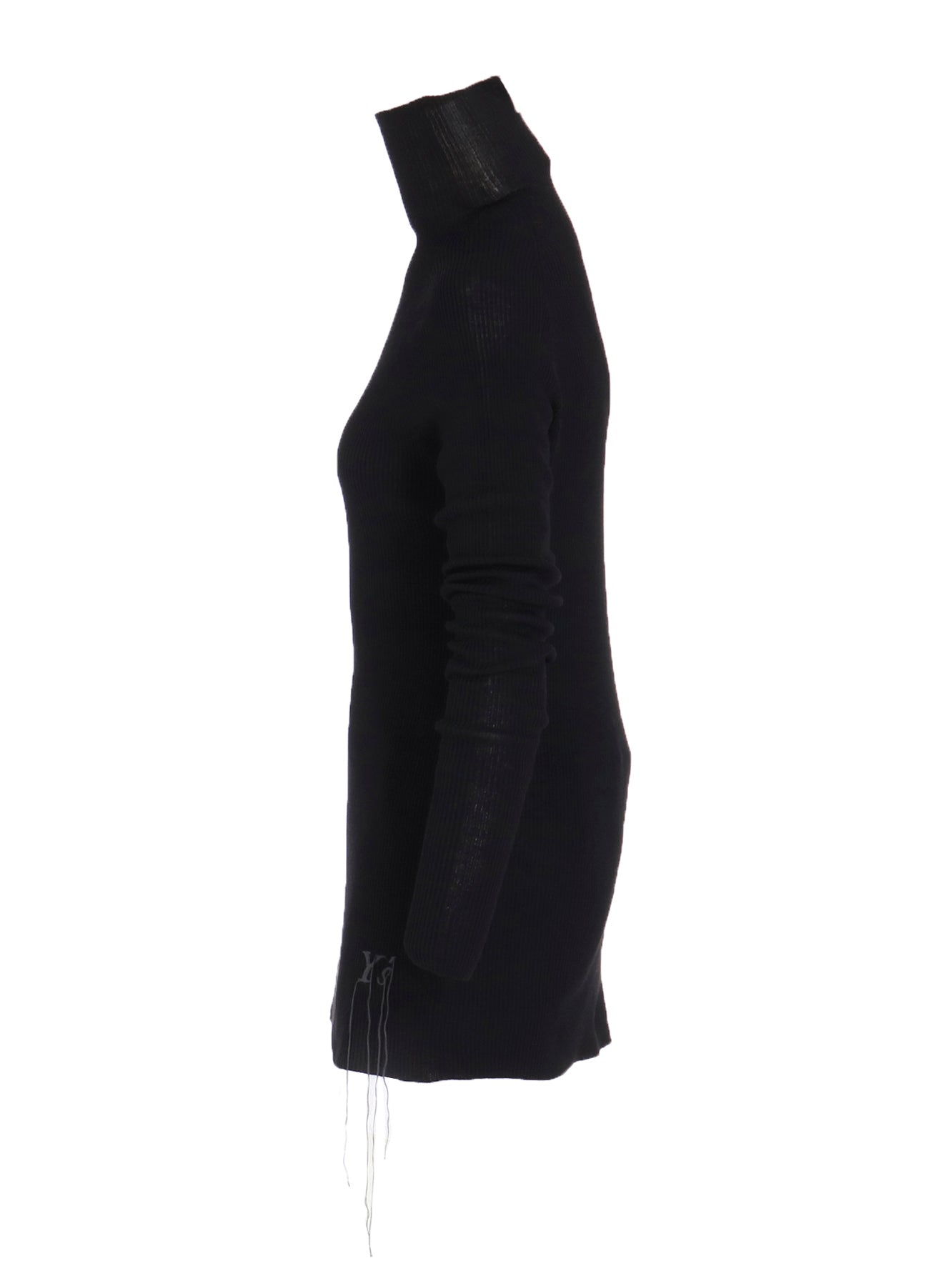 RIBBED HIGH NECK KNIT