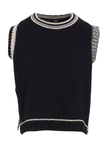 NAITIVE JACQUARD DESIGN KNIT VEST