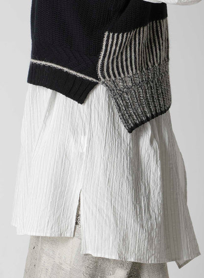 NAITIVE JACQUARD DESIGN KNIT VEST