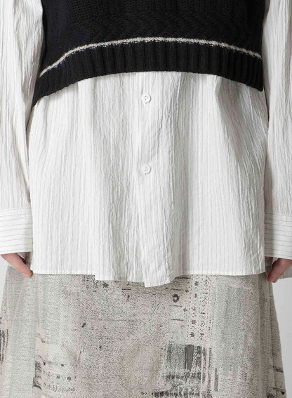 NAITIVE JACQUARD DESIGN KNIT VEST