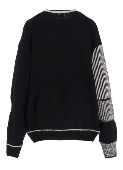 NAITIVE JACQUARD DESIGN LONG SLEEVE PULLOVER