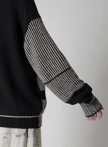 NAITIVE JACQUARD DESIGN LONG SLEEVE PULLOVER